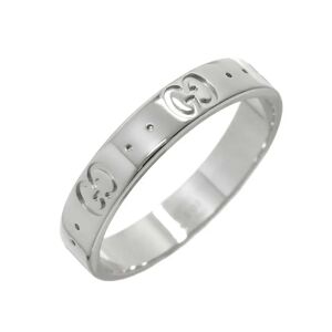 Gucci Icon #18 Ring K18 WG White Gold 750