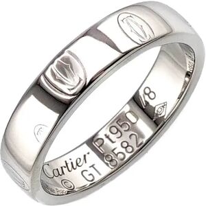 Cartier Happy Birthday #48 Ring Pt Platinum Logo