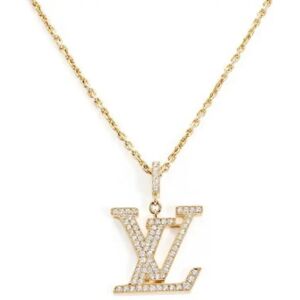 LOUIS VUITTON LV GM Pendant K18YG Yellow Gold Necklace J380041