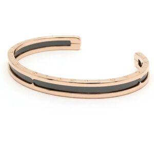 Bulgari BVLGARIFinished  B.zero1 B-zero1 Bzero1 Bangle Bracelet K18PG 750PG Pink Gold Ceramic #S