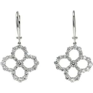 HARRY WINSTON Loop Motif PT950 Earrings J381850