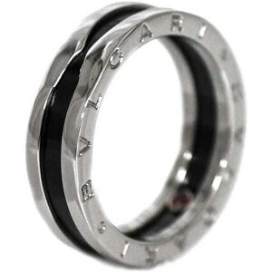 Bulgari Save the Children Ring Silver Black B-ZERO 1 f-20000 No. 22 Ag 925 SILVER 63 Men's