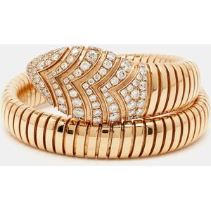 Bulgari Serpenti Forever Diamond 18k Rose Gold Bracelet M/L