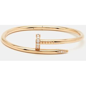 Cartier Juste Un Clou Diamond 18k Rose Gold Bracelet 16