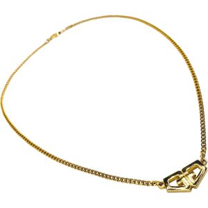 Givenchy Vintage Gold Plated Pendant Necklace 1970s