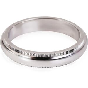 TIFFANY & CO. Together Classic Milgrain Wedding Band in Platinum