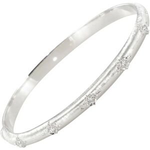 Baume & Mercier Brushed Diamond Bangle Bracelet