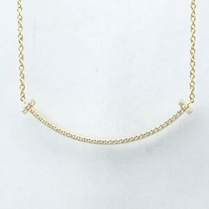 Tiffany & Co. TIFFANY Smile Yellow Gold [18K] Diamond Men,Women Fashion Pendant Necklace [Gold]