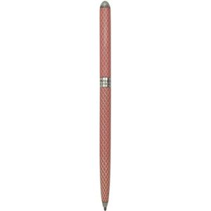 Tiffany & Co. TIFFANY Ballpoint Pen Silver Pink Black M206342 925 Sterling &Co. Diamond Texture