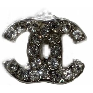 Chanel Cocomark Rhinestone Brand Accessories Earrings Ladies