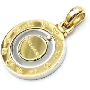 Bulgari Horoscope Charm Stainless Steel,Yellow Gold [18K] Diamond Men,Women Fashion Pendant Necklace