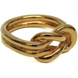 Hermes Metal Scarf Ring Gold Atame