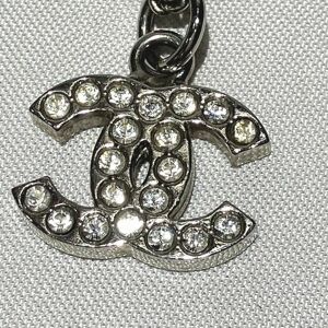 Chanel Cocomark Rhinestone Necklace Brand Accessories Women's