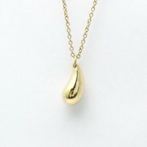 Tiffany & Co. TIFFANY Teardrop Yellow Gold [18K] No Stone Men,Women Fashion Pendant Necklace [Gold]