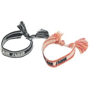 Christian Dior Dior JADIOR Embroidery Bracelet Set Misanga Pink/Black