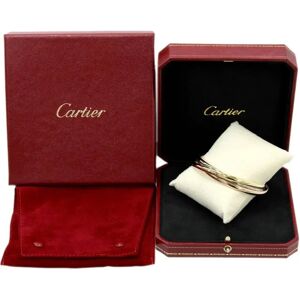 Cartier K18 Trinity Bracelet 3 Color K18YG WG PG Yellow Gold White Pink RT7764 Inner Box Outer Bag Manufacturer Polish Certificate HO