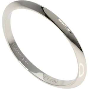 Tiffany & Co. TIFFANY Knife Edge 1.9mm Ring Platinum PT950 Women's &Co.