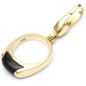 Bulgari Tronchetto Charm Yellow Gold [18K] No Stone Men,Women Fashion Pendant Necklace [Gold]