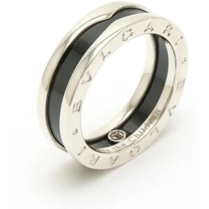 Bulgari BVLGARIFinished  B-zero1 Save the Children Ring SV925 Silver Ceramic Black #57 Daily size approx. 17