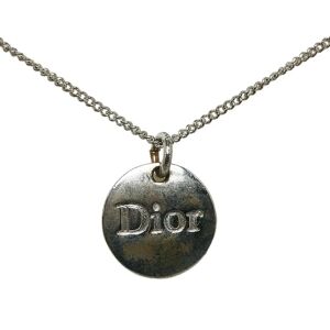 Christian Dior Dior necklace silver metal ladies