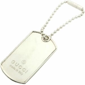 Gucci dog tag charm SV925 silver 925