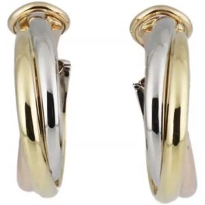 Cartier Trinity Earrings/Earrings K18YG Yellow Gold K18PG Pink K18WG White