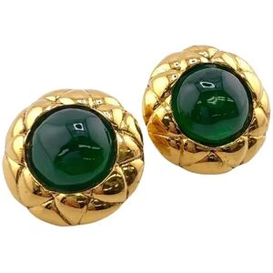 Chanel Gripore earrings gold ladies