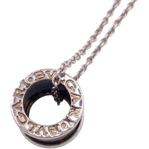 Bulgari B. Zero One 925 Save the Children Charity Necklace Black Men's Women's Z0005229