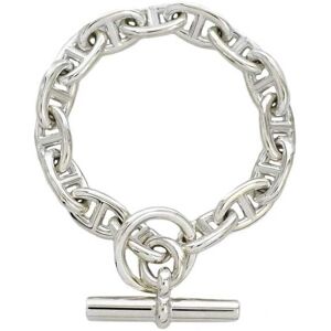 Hermes Bracelet Chaine d'Ancle Silver 13 Pieces Ag 925  LINK Ladies