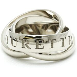 Cartier Trinity Trinity Ring 1998 Christmas LTD Edition White Gold [18K] Fashion No Stone Band Ring Silver