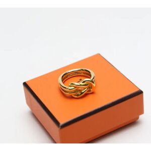 Hermes Ring Accessories with Box  Gold Scarf