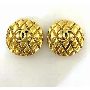 Chanel Matelasse Cocomark Brand Accessories Earrings Ladies