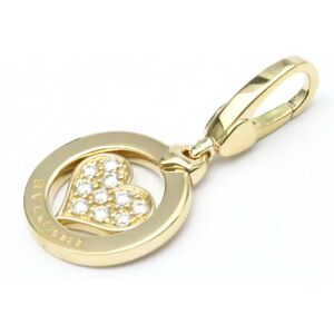 Bulgari Tondo Heart Charm Diamond Men,Women Fashion Pendant [Gold]