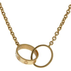 Cartier baby love necklace 18K K18 yellow gold unisex