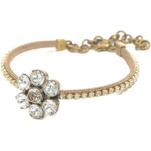 Gucci Crystal Double G Bracelet Gold 651557