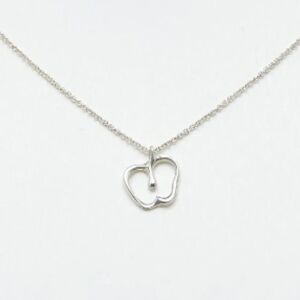 Tiffany & Co. TIFFANY Apple Motif Necklace SV925 Silver Women's &Co.