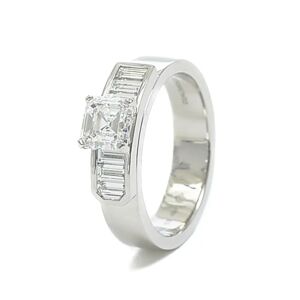 Hermes Kelly Solitaire Diamond Ring D1.00ct Pt950 #53