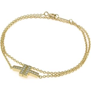 TIFFANY & Co. Bracelet 18K Gold Diamond Ladies