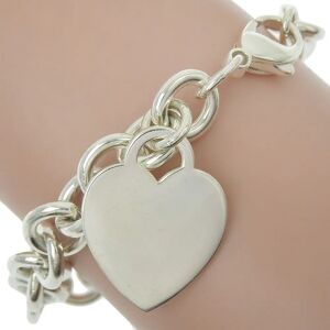 Tiffany & Co. Tiffany & Co Plaque coeur Bracelet - Size: Arm circumference: 17.5cm, Total length:   18.0cm  Weight 35.5g