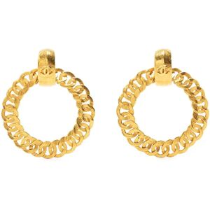 Chanel 1996 Chunky Chain hoop earrings, GoldThis item has been used and may have some minor flaws. Before purchasing, please refer to the images for the exact condition of the item.