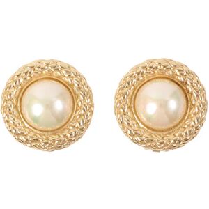 Christian Dior Edge Design Aurora Pearl Earrings