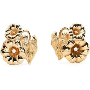 Christian Dior Rhinestone Bindweed Clip-on Earrings, GoldThis item has been used and may have some minor flaws. Before purchasing, please refer to the images for the exact condition of the item.