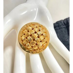 Celine Vintage golden brooch in apple pie design