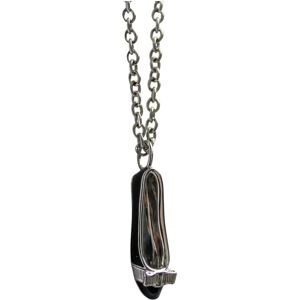 Salvatore Ferragamo Ballet Pump Pendant Necklace - Sterling Silver