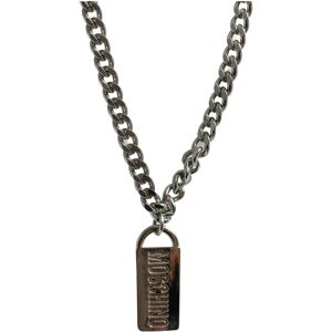 Moschino 1990s Vintage Necklace Silver Plated - re-engineered