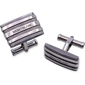 MONTBLANC Stainless Steel Rectangle Cufflinks With Box