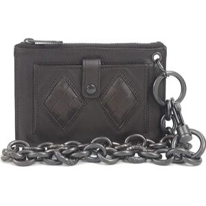 Bottega Veneta Coin Case Intrecciato Leather Brown Men's