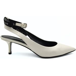 LOUIS VUITTON women's pumps shoes in white leather [EU37]