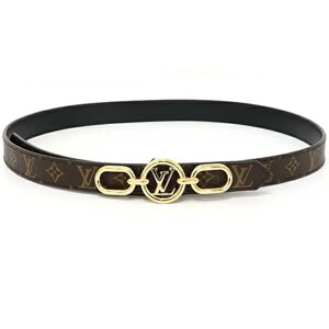 LOUIS VUITTON Belt/LV Circle Prime 20MM Reversible Monogram M0510W Brown