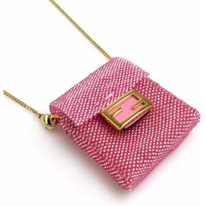 Fendi AirPods case beads pink ladies